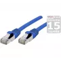 EXERTIS CONNECT Cat 6A S/FTP cable de red, 5 m, azul 858456