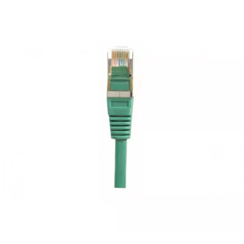 EXERTIS CONNECT Cat.6 F/UTP cable de parcheo, 1,5 m, verde, funda snagless slim 857920