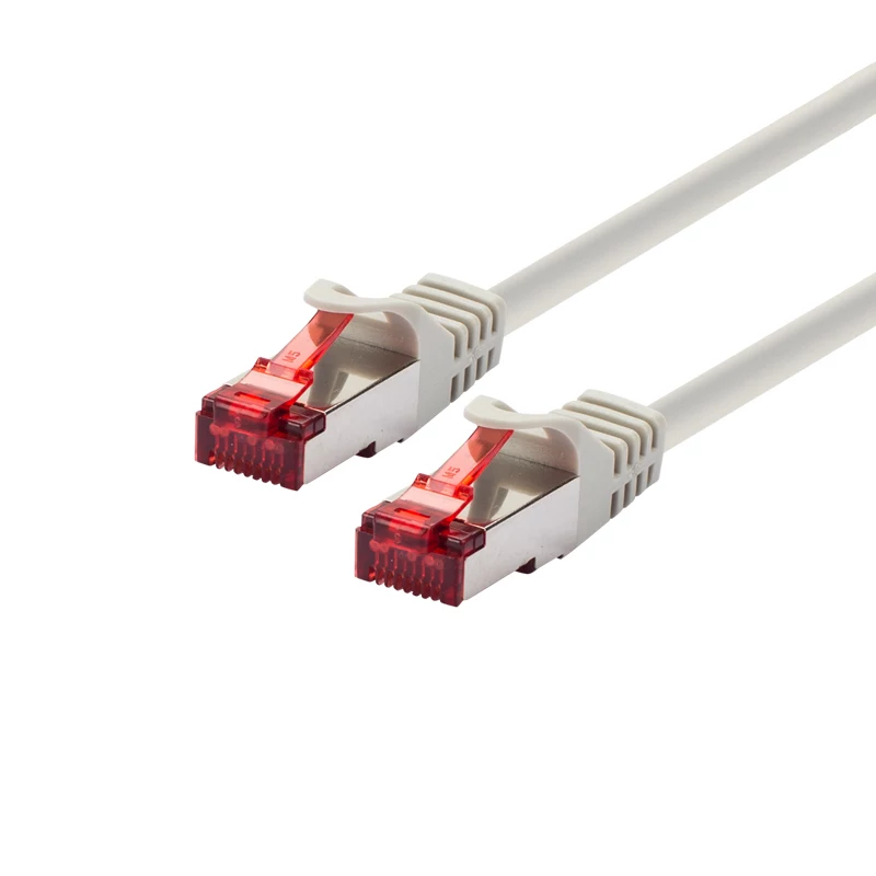 Exertis Connect EXC856913 Cable patch Cat.6 S/FTP, 90 m, gris, protección de curvatura delgada