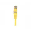 EXERTIS CONNECT Cat.6 F/UTP cable de parcheo, amarillo, 1,5 m, Slim Snagless Boot 857930