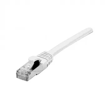 Exertis Connect 858509 Cat 6A S/FTP (PiMF) cable de parcheo, 25 m, blanco, Slim protección de curvatura