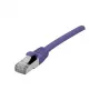 EXERTIS CONNECT Cat 6A S/FTP cable de parcheo, violeta, 0,15 m 858513