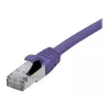 EXERTIS CONNECT Cat 6A S/FTP cable de parcheo, violeta, 0,15 m 858513
