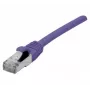 EXERTIS CONNECT Cat 6A S/FTP cable de parcheo, violeta, 3,0 m, Slim Snagless Boot 858519