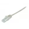 EXERTIS CONNECT Cat. 6A U/UTP cable de parcheo de cobre, gris, 0,5 m, PoE, snagless 859450