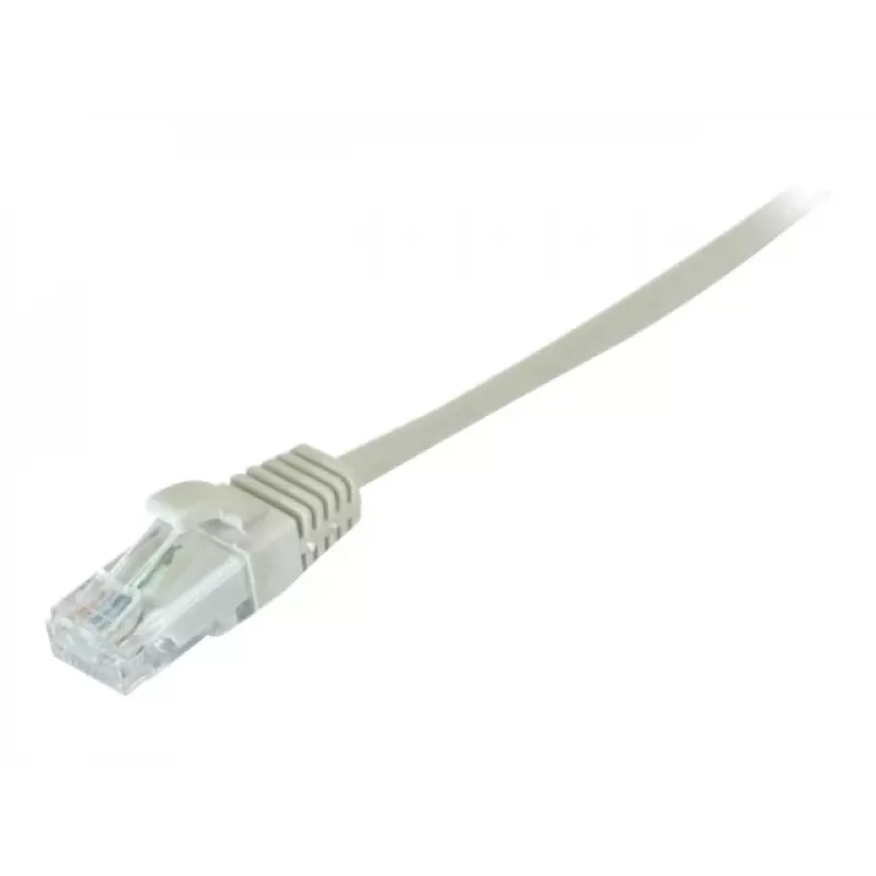 EXERTIS CONNECT Cat. 6A U/UTP cable de parcheo de cobre, gris, 0,5 m, PoE, snagless 859450