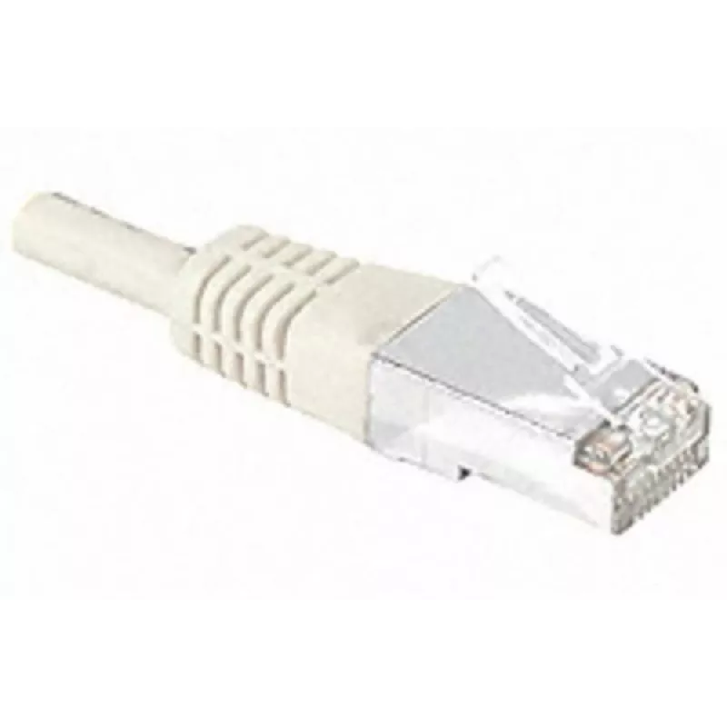 Exertis Connect 857740 Cable patch Cat.6A S/FTP (PiMF) Class EA, 5 m, gris, protección de curvatura delgada