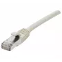 EXERTIS CONNECT Cable de red de cobre Cat. 6A U/UTP, gris, 1,0 m 59451