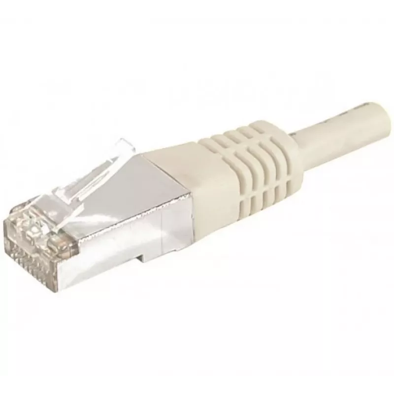 EXERTIS CONNECT Cable de red Cat.6a F/UTP, 1,5 m, gris, 10 Gbps, Slim Snagless Boot 859504