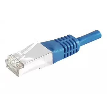 EXERTIS CONNECT Cable de red Cat.6A S/FTP, azul, 0,5 m 858315