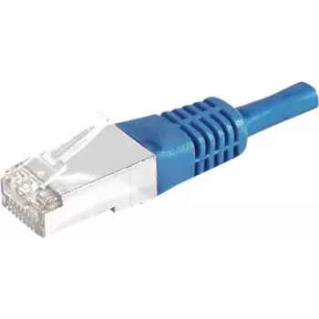 EXERTIS CONNECT Cable de red Cat.6a F/UTP, 3 m, azul, 10 Gbps, Slim Bend Protection 859521