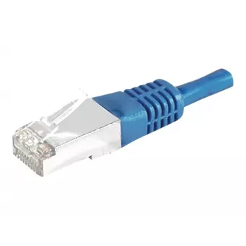 EXERTIS CONNECT Cable de red Cat.6a F/UTP, 3 m, azul, 10 Gbps, Slim Bend Protection 859521