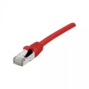 EXERTIS CONNECT Cable de red Cat 6A S/FTP, rojo, 0,3 m, Slim Snagless Boot 858466
