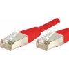 Exertis Connect 856847 Cable de red Cat6 S/FTP, 1 m, rojo