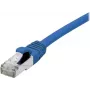 EXERTIS CONNECT Cable de red Cat 6A S/FTP, azul, 1,0 m, Slim Snagless Boot 858452