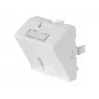 Dexlan embellecedor 45 x 45 mm para 1 módulo Keystone, 30°, blanco señal RAL 9003 (911712)