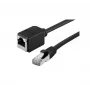 EXERTIS CONNECT Cat. 6A S/FTP cable de red de extensión, LSZH, negro, 2,0 m 858756