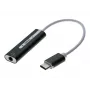 Exertis Connect adaptador de audio USB-C a 3,5 mm - conector macho USB-C de 24 pines a conector hembra jack estéreo mini (921555)