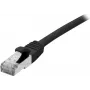 EXERTIS CONNECT 858488 Cable patch Cat 6A S/FTP, 5 m, negro, funda delgada