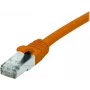 EXERTIS CONNECT 858529 Cable patch Cat 6A S/FTP, 0,15 m, naranja, funda delgada