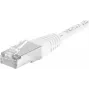 EXERTIS CONNECT Cable de red Cat.6a F/UTP, blanco, 20 m, 10 Gbps, Slim Snagless Boot 859586