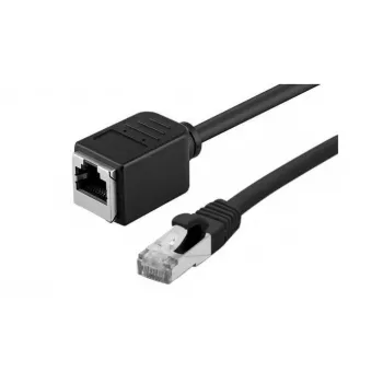 EXERTIS CONNECT Alargador de cable de red Cat.6A S/FTP, LSZH, Snagless, negro, 10 m 858759