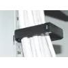 IT-BUDGET Soporte de gestión de cables de plástico - AnxAl 60 x 40 mm - fijación por clic en plano de 19 pulgadas - negro (01900651010)
