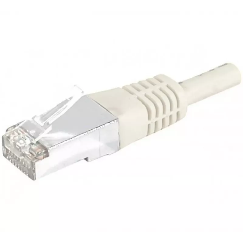 EXERTIS CONNECT 857700 Cable patch Cat.6A S/FTP, 0,5 m, gris, funda delgada
