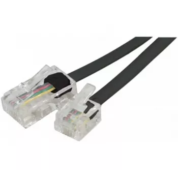 EXERTIS CONNECT Cable de teléfono, negro, 2,0 m (EXC911735)