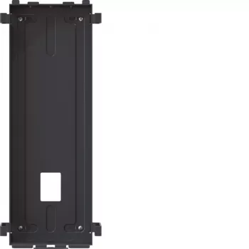 Hager Caja para tabique hueco para pantalla táctil 2.0, negra (RTW022X)