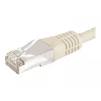 EXERTIS CONNECT Cable de red CAT.6a F/UTP, gris, 7,5 m, 10 Gbps, Slim Boot 859508