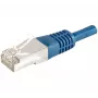 EXERTIS CONNECT Cable de red Cat.6a F/UTP, RJ45, azul, 0,3 m, 10 Gbps 859516