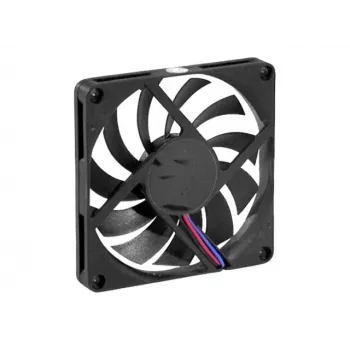 Exertis Connect Ventilador de caja de 80 mm - cojinete de deslizamiento, 3 pines, negro 910191