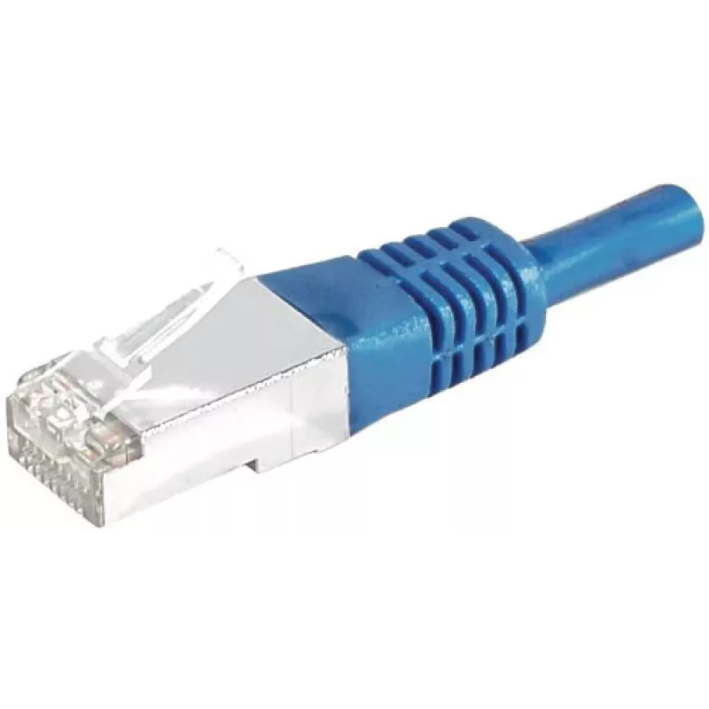 EXERTIS CONNECT Cable de red Cat.6A S/FTP, 7,5 m, azul 858321