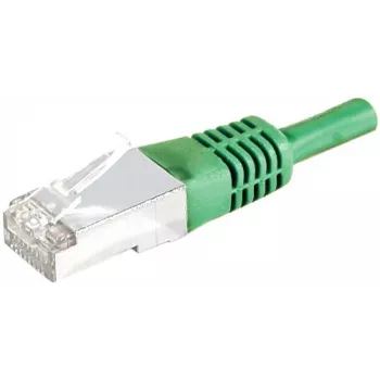 EXERTIS CONNECT Cable de red Cat.6A S/FTP, 0,5 m, verde 858345