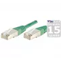 EXERTIS CONNECT Cable de red S/FTP (PIMF) CAT.6A Class EA, verde, 25,0 m, Slim Snagless Boot 858355