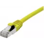 EXERTIS CONNECT Cable de red S/FTP Cat 6A, amarillo, 0,15 m, Slim Snagless Boot 858417