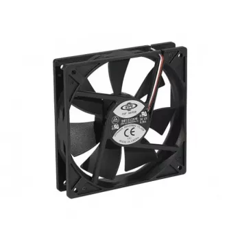 EXERTIS CONNECT Ventilador de carcasa de 120 mm con cojinete de deslizamiento, 1200 rpm, 44,7 CFM, 23 dBA, 3 pines con adaptador Molex 910180
