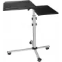 EXERTIS CONNECT Mesa multifunción móvil con ruedas, 1000 x 500 mm, negro (965033)