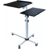 EXERTIS CONNECT Mesa multifunción móvil con ruedas, 1000 x 500 mm, negro (965033)