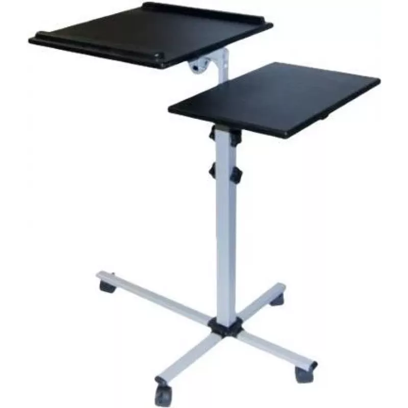 EXERTIS CONNECT Mesa multifunción móvil con ruedas, 1000 x 500 mm, negro (965033)