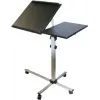 EXERTIS CONNECT Mesa multifunción móvil con ruedas, 1000 x 500 mm, negro (965033)