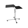 EXERTIS CONNECT Mesa multifunción móvil con ruedas, 1000 x 500 mm, negro (965033)