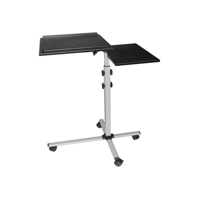 EXERTIS CONNECT Mesa multifunción móvil con ruedas, 1000 x 500 mm, negro (965033)