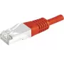 EXERTIS CONNECT Cable de red CAT.6A S/FTP, 0,5 m, rojo 858301