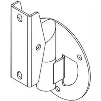 NEXO VNI-WB02 Soporte de pared para altavoces, carga máx. 15 kg, negro