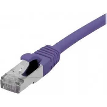 EXERTIS CONNECT 858515 Cable patch Cat 6A S/FTP, 0,5 m, violeta, funda delgada