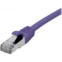 EXERTIS CONNECT 858515 Cable patch Cat 6A S/FTP, 0,5 m, violeta, funda delgada