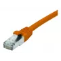 EXERTIS CONNECT Cable de red Cat 6A S/FTP, 0,5 m, naranja 858531