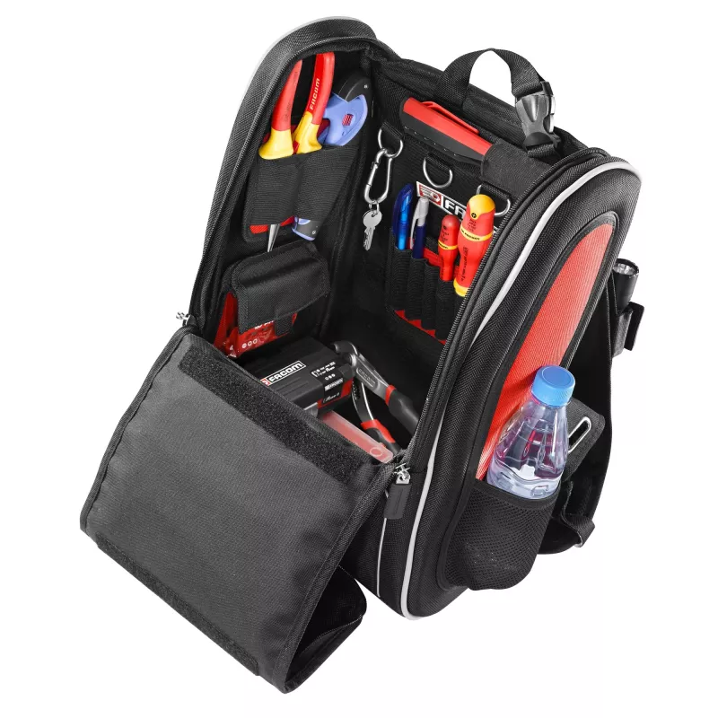 Facom BS.MCBPB Mochila portaherramientas 20 L negro/rojo sin contenido